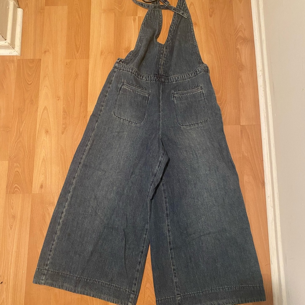 Free People Denim Jumpsuit